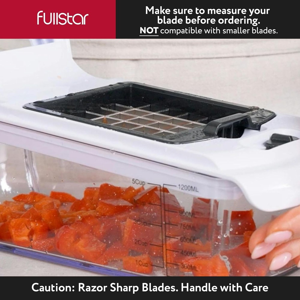 Fullstar Blade Replacement Set for Vegetable Chopper Only – 2pc Insert Set...