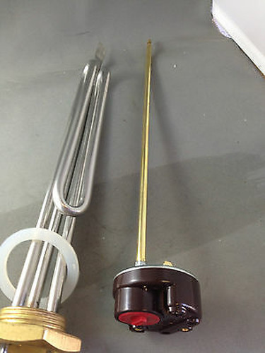 SUNRAY SOLAR HOT WATER ELEMENT THERMOSTAT 1 1/4" BSP 3600 WATT