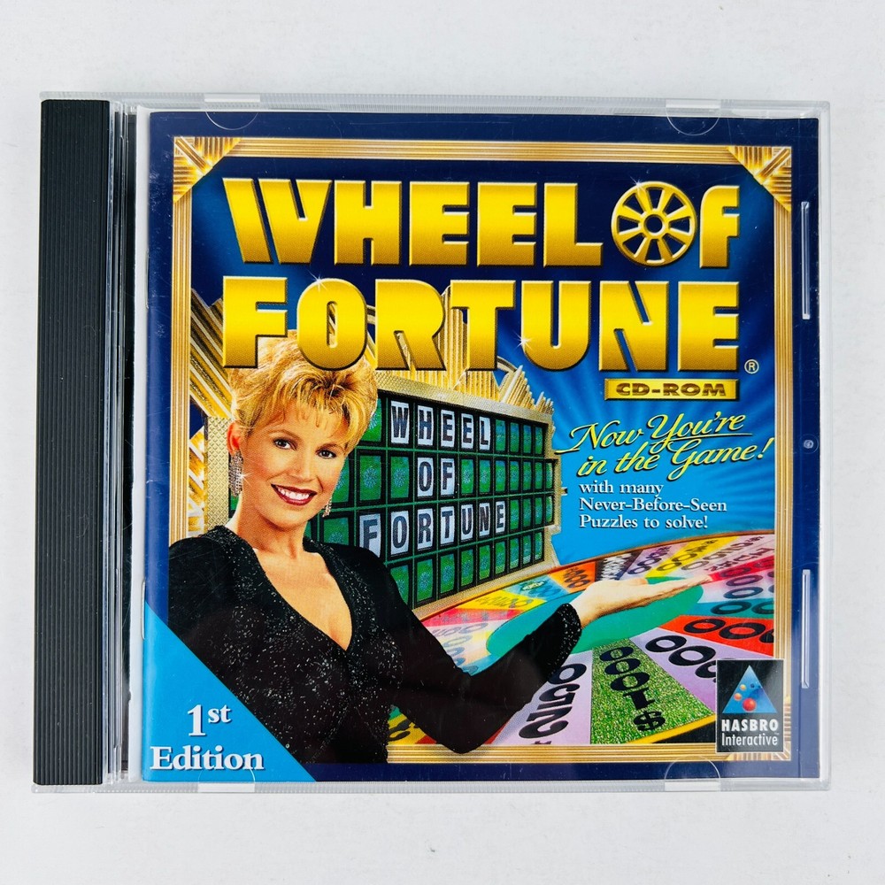 WHEEL OF FORTUNE CD-Rom-1st Edition PC Game Software