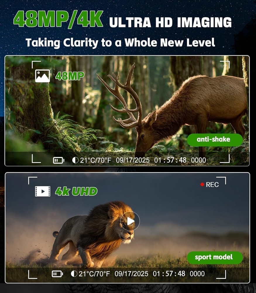 Advanced Tactical Night Vision Binoculars - 3 Modes, 32GB Storage Included