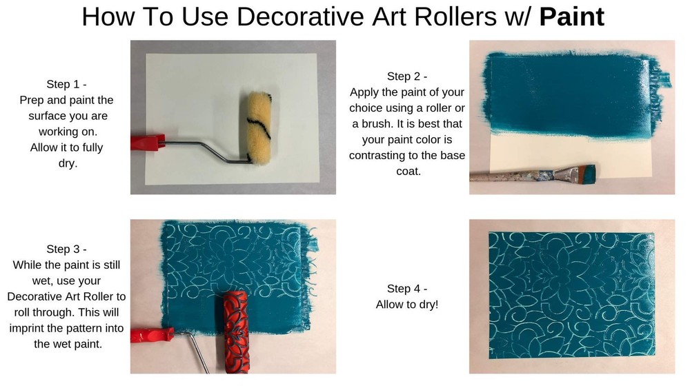 Modern Weaver Pattern-Decorative Art Roller-7 Texture Roller