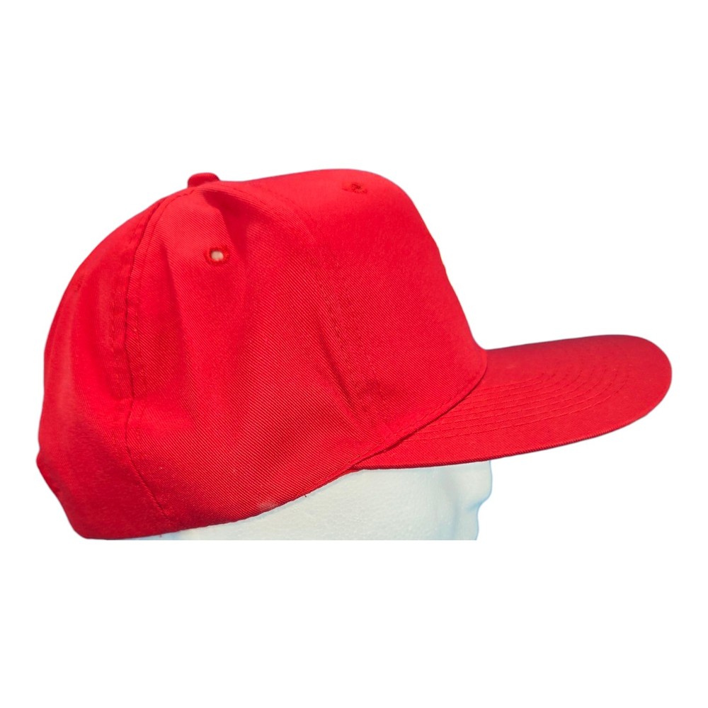 USMC Mastery Gunner Seargant Insignia Hat Cap Strapback Adjustable Red 6-panel