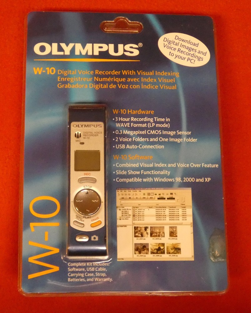 Olympus W-10 Digital Voice Recorder & Camera - BRAND NEW - SEALED *READ