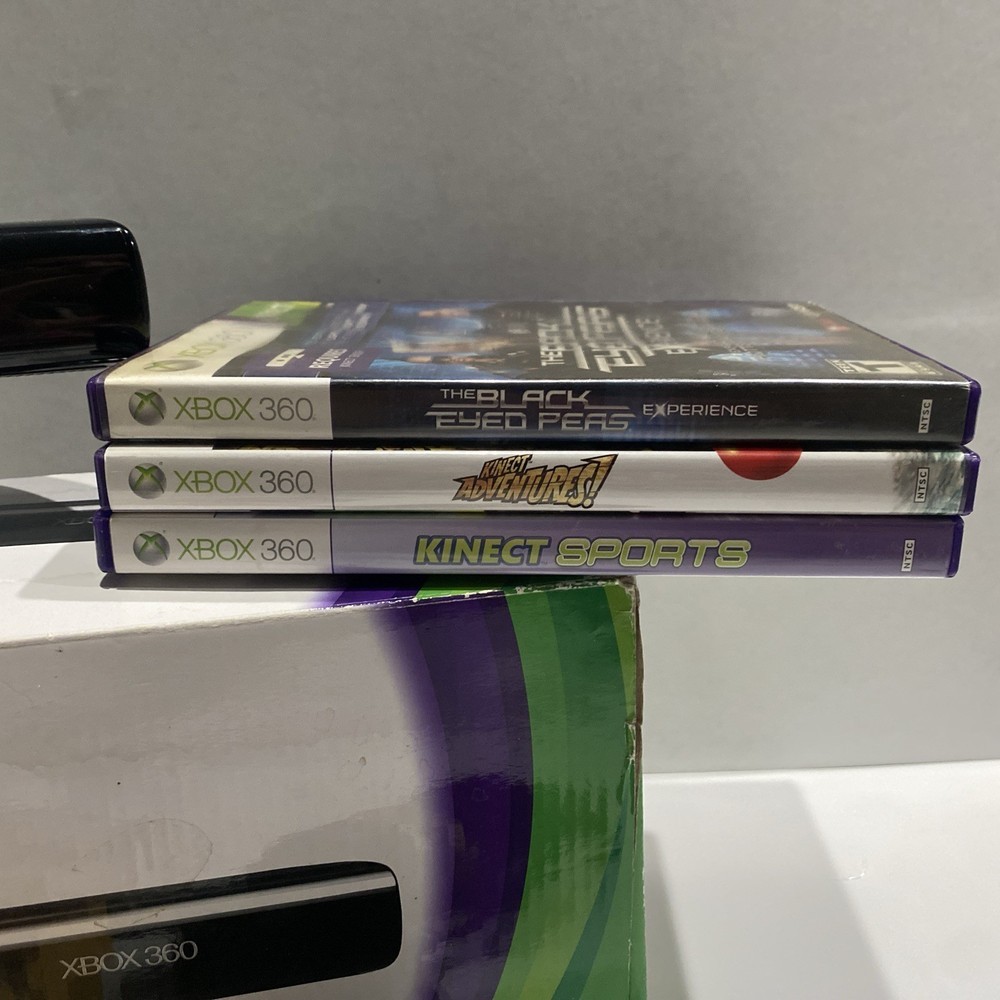 Microsoft Xbox 360 Kinect Motion Sensor Bundle, Tested And Working