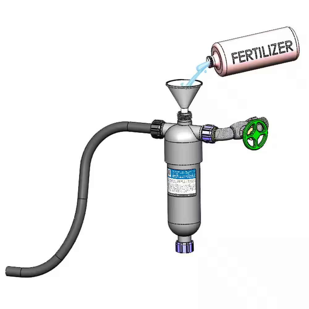 ¾" FHT X MHT Automatic Fertilizer Applicator/Injector with Backflow Device, 1 Pi