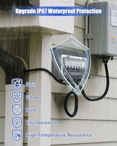 32A Solar Panel Disconnect Switch, Waterproof IP67 Combiner Box, 4 String DC Bre