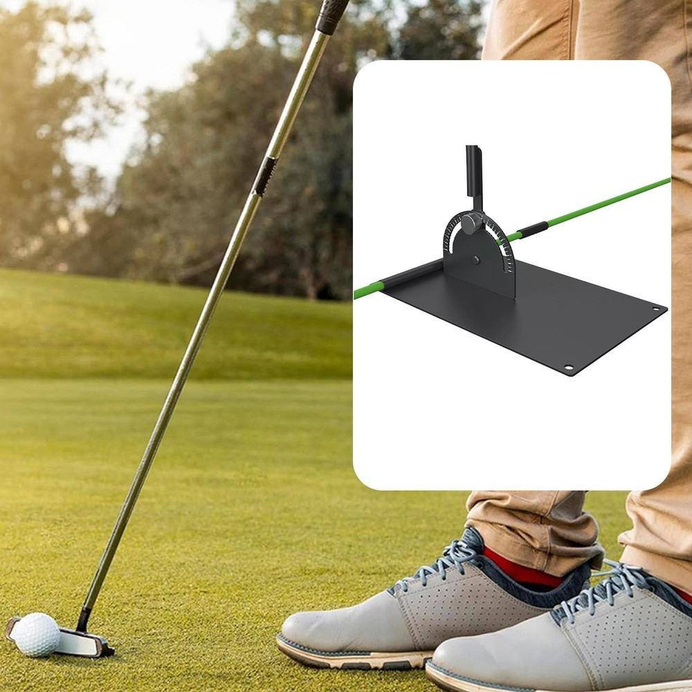 Golf Stick Holder Adjustable Compact Training Aid Golf Alignment Practice