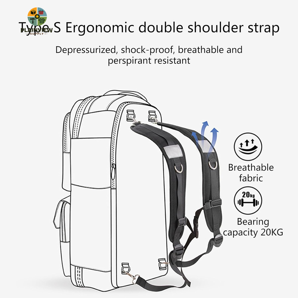 Backpack Shoulder Straps Replacement Adjustable Padded Shoulder Straps for Backp