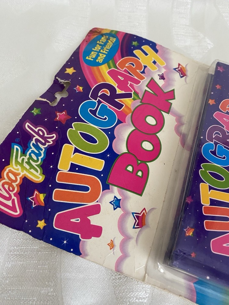 Lisa Frank Autograph Book Pre Owned Markie