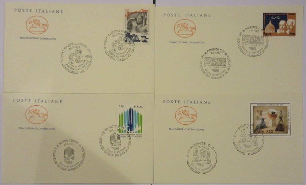 1995 Annata completa FDC Cavallino