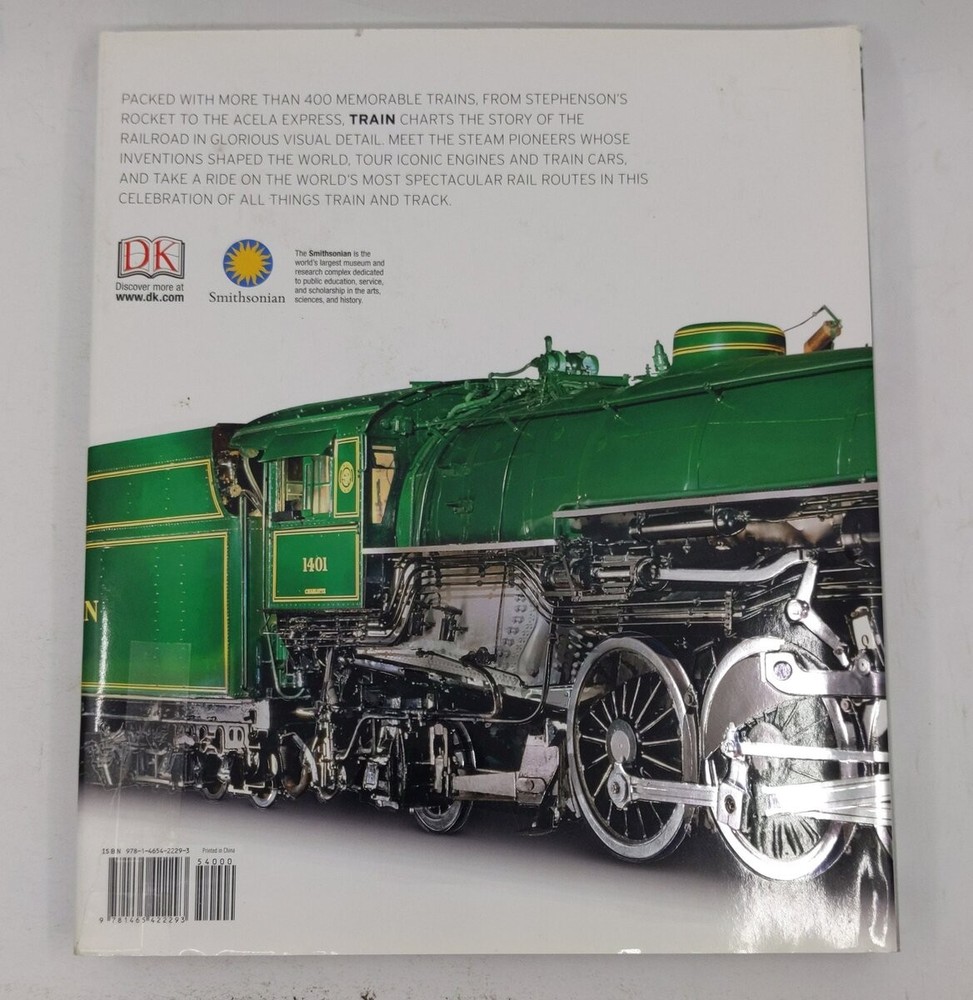 Train: The Definitive Visual History Hardcover Book By DK