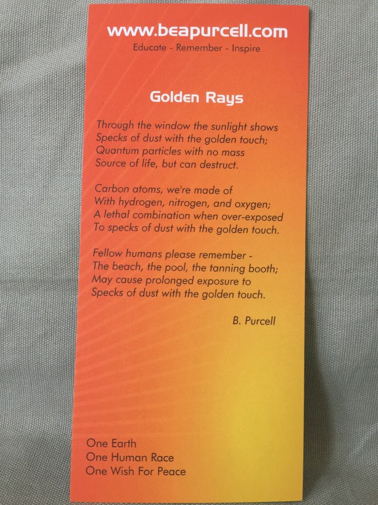 Bookmark Inspirational Gift "Golden Rays"