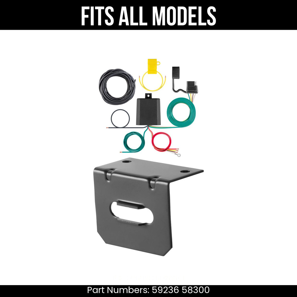 For 05-06 Honda Element 4 Pin Trailer Wire Plug & Bracket Fits All Models Curt