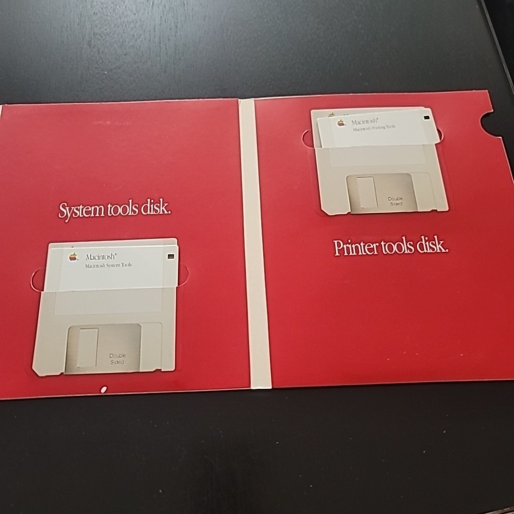 Macintosh SE Apple Tour Disk Set System Printing Tools Utilities 1 2 - ALL MINT