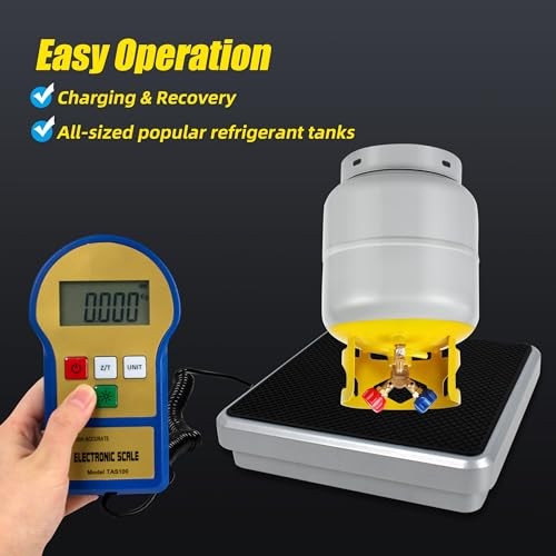 BACOENG Digital Electronic Refrigerant Charging Weight Scale Assorted Colors