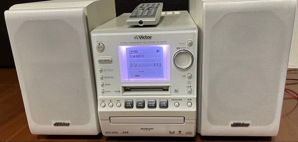 Victor UX-GM70 CD MD USB Mini Component Stereo System w/Remote Japan