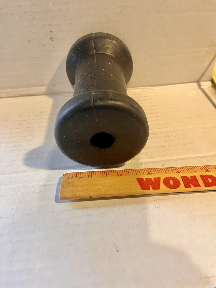 5" Black Boat Trailer Spool/Keel Roller, new