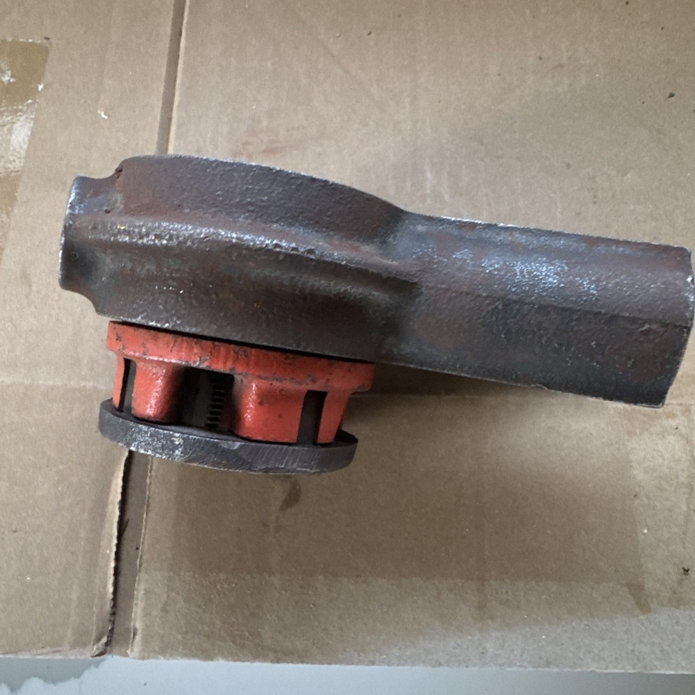 Toledo Pipe Threader No 11 W/ Interchangeable Handle Holder 1/2” Die Works