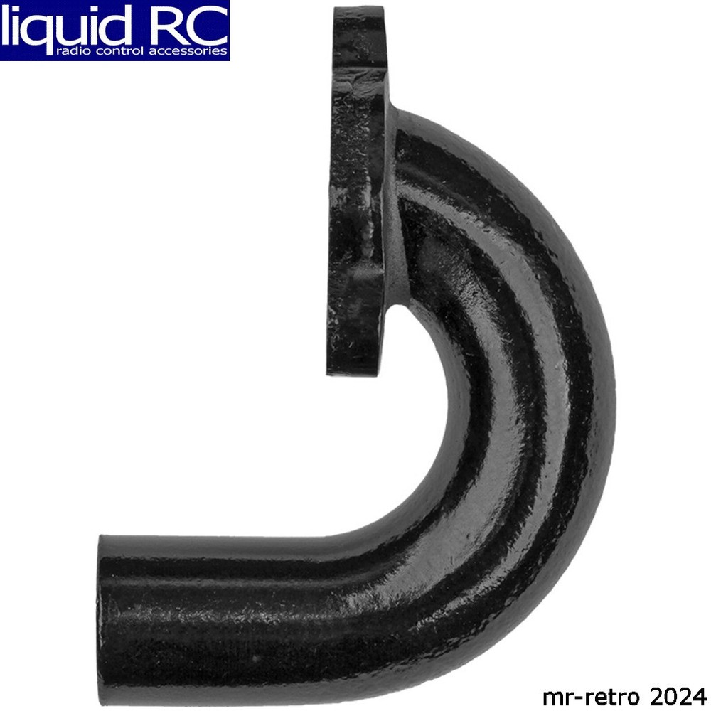 Associated 7740 RC10GT Exhaust Manifold Non Pullstart Black