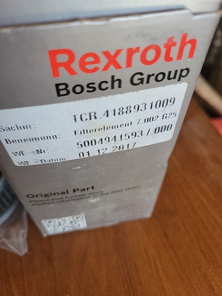 Bosch Rexroth R928025461 7.002 G25- Wire Mesh Filter Element
