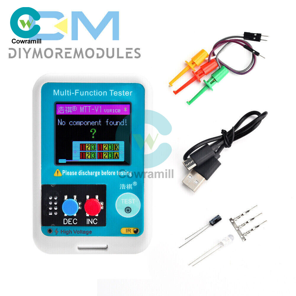 Multi-function MTT-V1 High Precision Transistor Tester Type-C USB Charging US