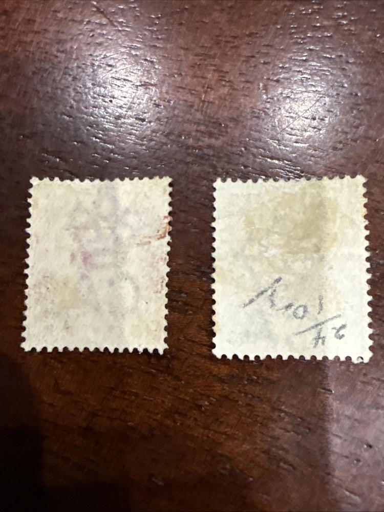 British Gibraltar Stamps SC# 30, 32 Used