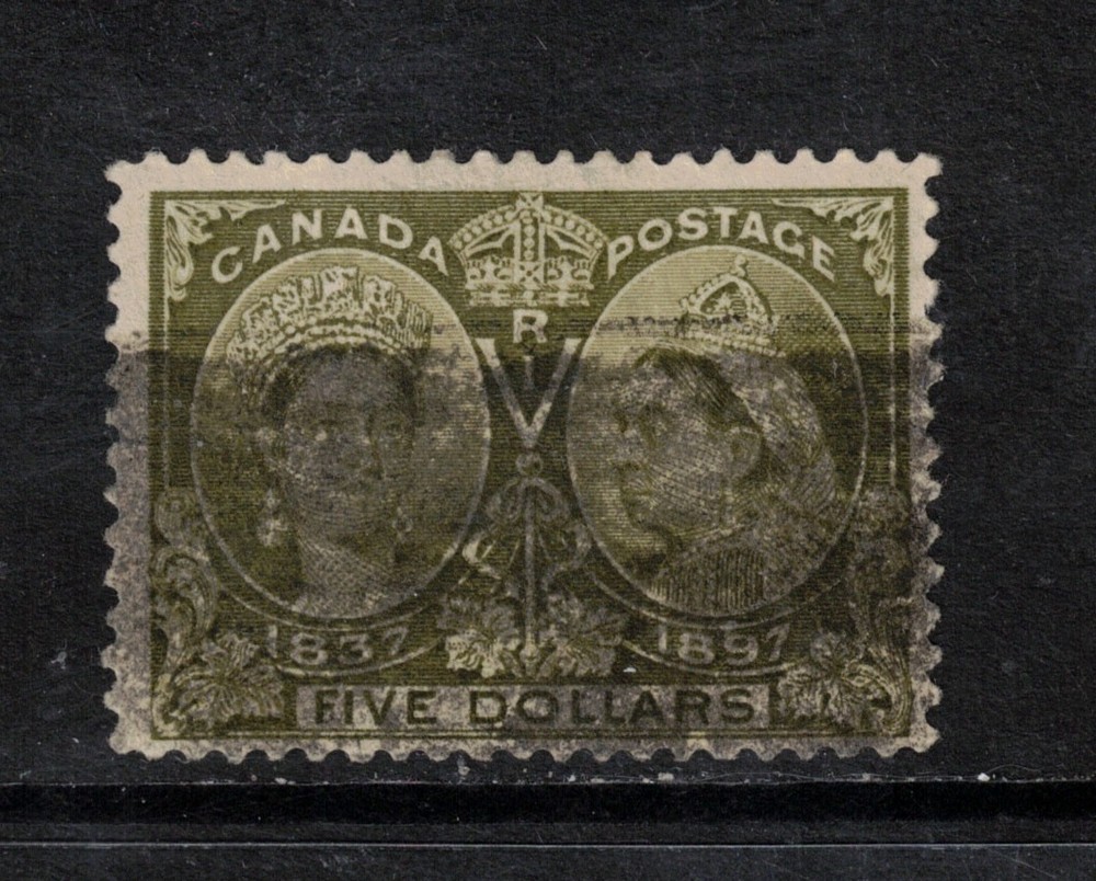 Canada #65 Very Fine Used With Parcel Cancel
