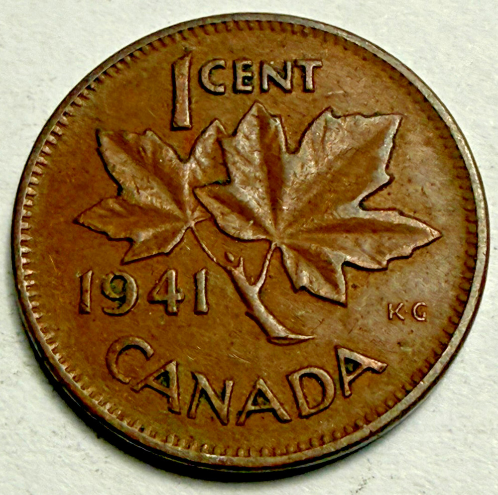1941 Canada 1 Cent penny