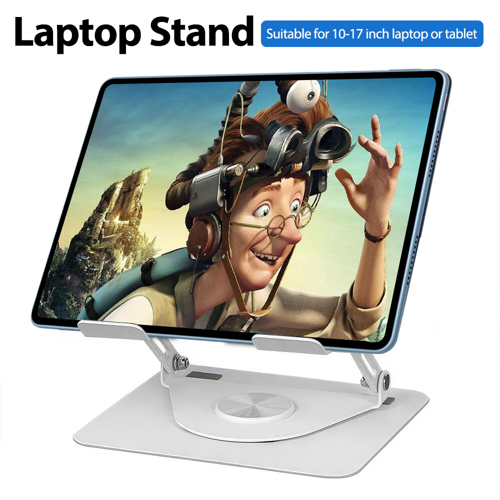 Adjustable Foldable Laptop Stand Aluminum Notebook Riser Computer Holder Desk