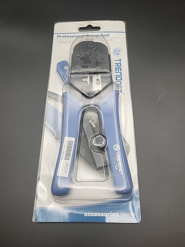 TRENDNet TC-CT68 Crimp/Cut/Strip Tool “New”