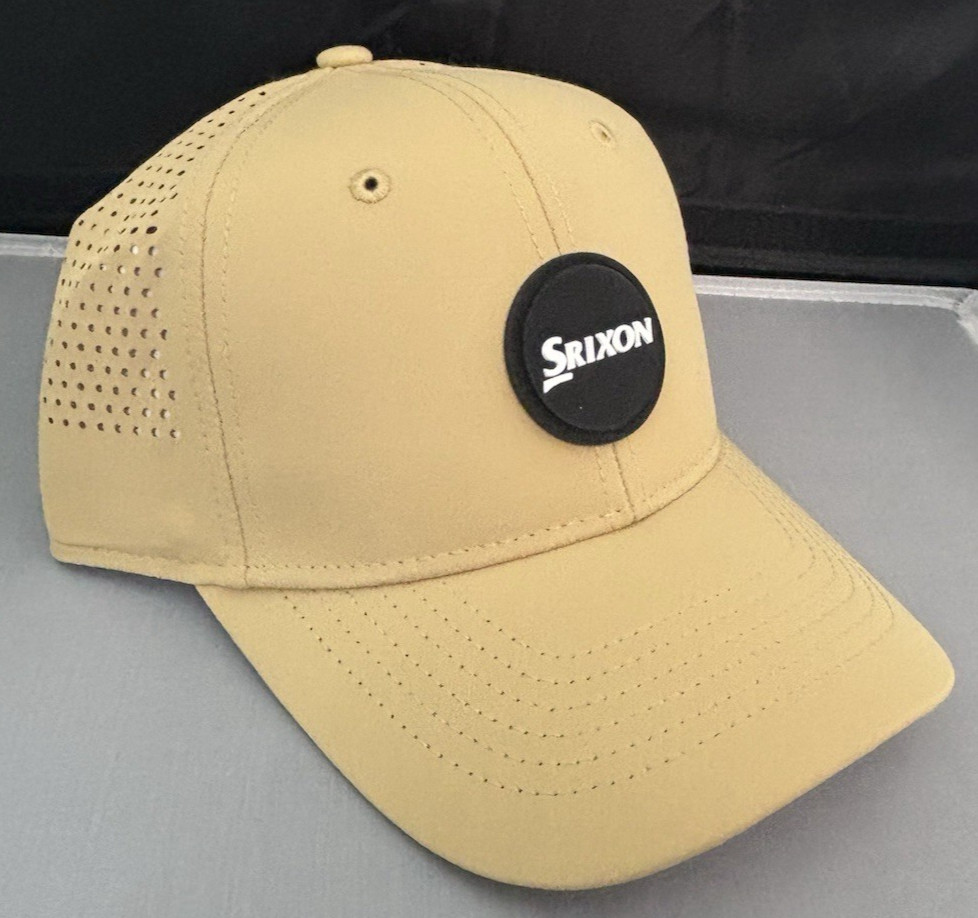 SRIXON Circle Performance Golf Hat Snapback NEW Mustard Yellow