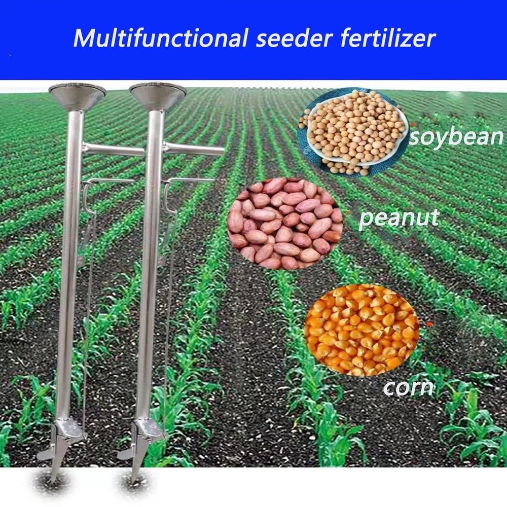 Seed Sower Gardening Tools Fertilizer Applicator Manual Seeder Vegetable Seed...