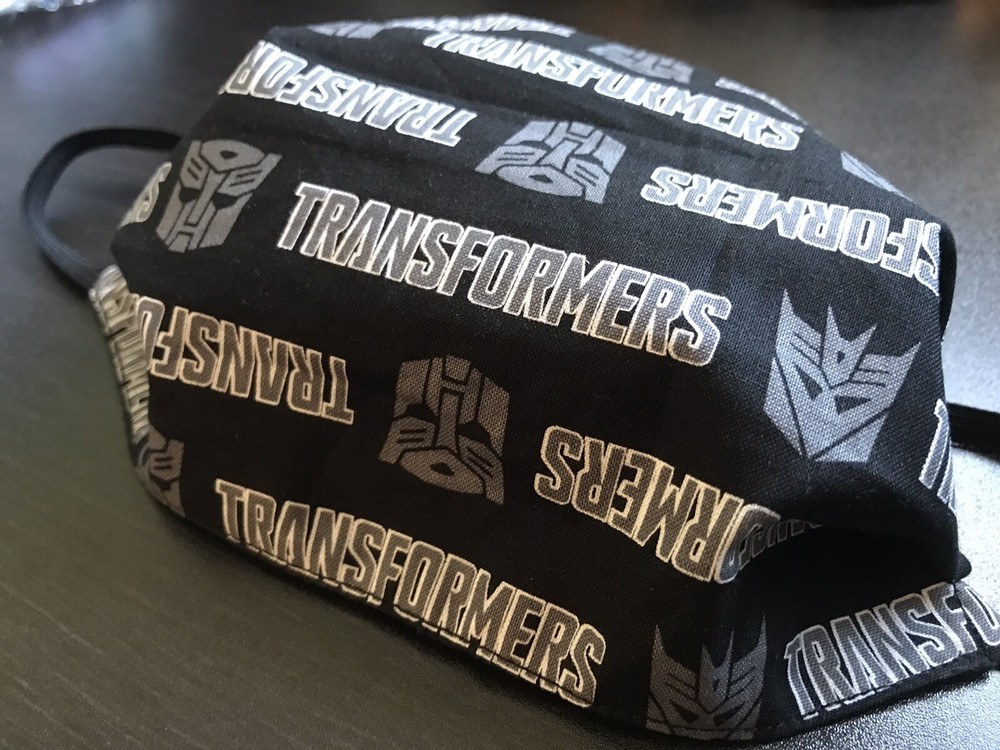 TRANSFORMERS AUTOBOTS DECEPTICON HANDMADE 3LAYERS COTTON/POLYESTER WASHABLE