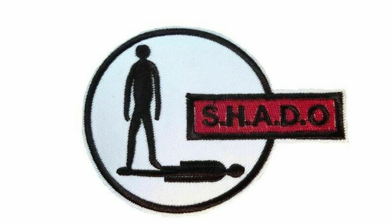 UFO S.H.A.D.O. Emblem Logo 4" Wide Embroidered Patch