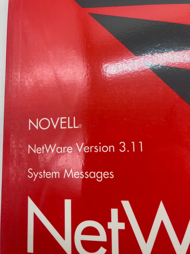 Rare Vintage Novell Netware Lot