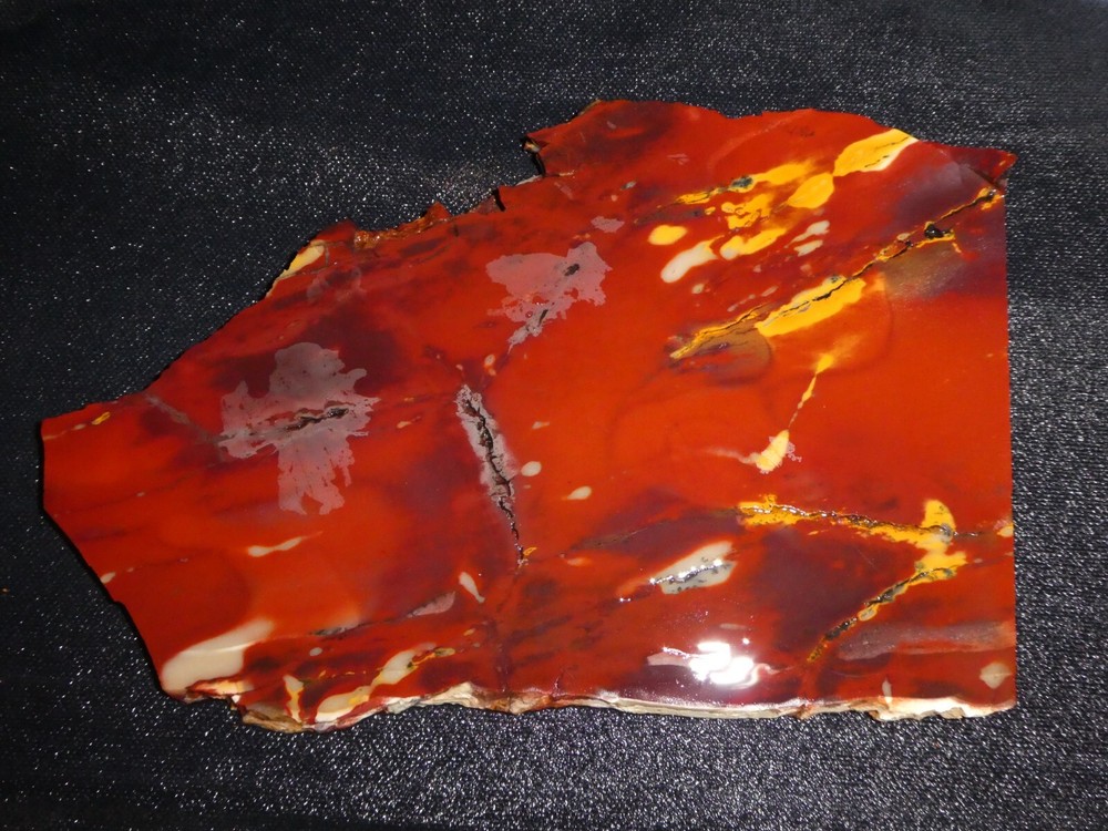 MOOKAITE JASPER--7 1/4" x 4 3/4 " rough, cabbing - display , science