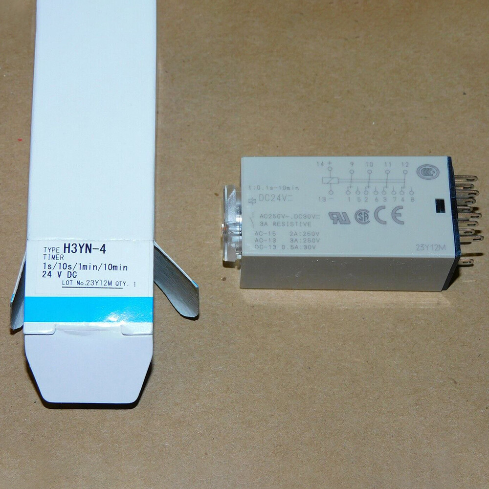 For Omron H3YN-4 Time Relay DC 24V