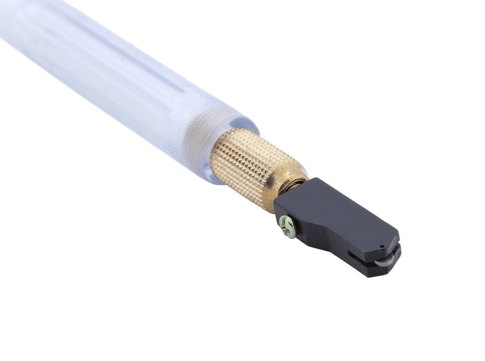 Hand-held Plastic Handle Oil-filled Glass Cutter Multi-function Marking Pen Tile