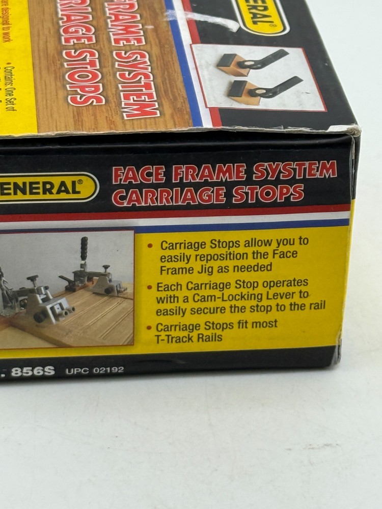General Tools Professional Face Frame System Carriage Jig Stopper -