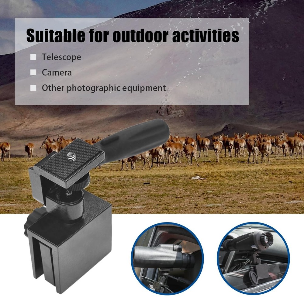 Car Window Mount for Spotting Scope Adjustable Vehicle Type 2