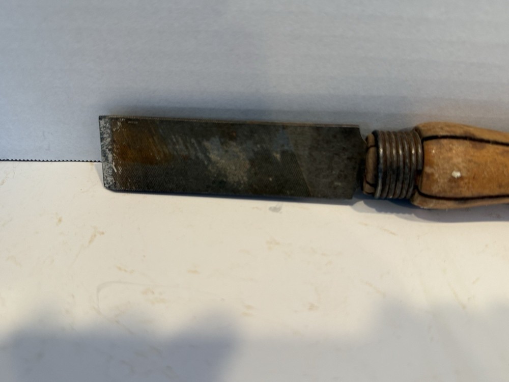 Vintage Nicholson Chisel With Wood Handle