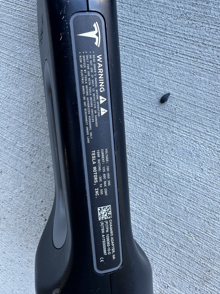 Tesla CHADeMO Charging Adapter 1036392-10-D US Version Level 3 DC