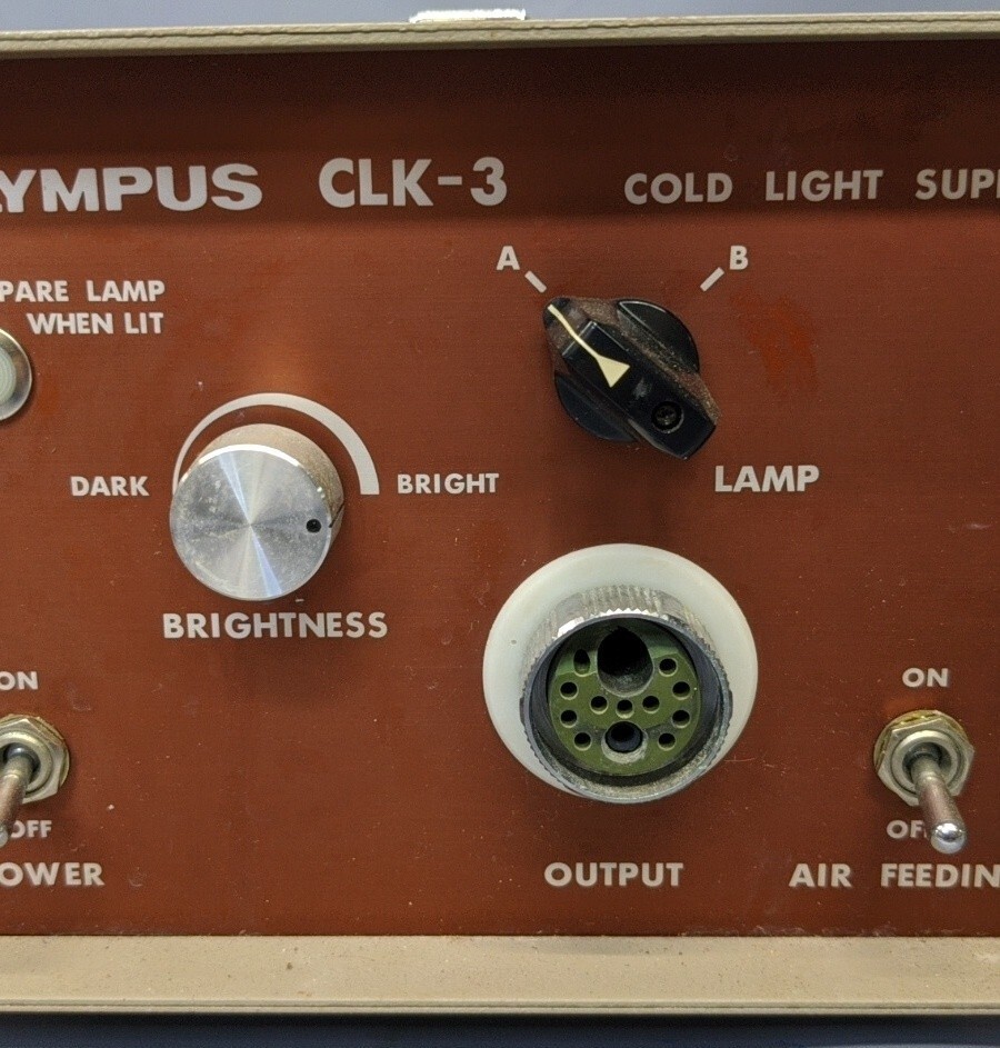 Olympus CLK-3 Cold Light Supply Endoscopy Light Source Untested