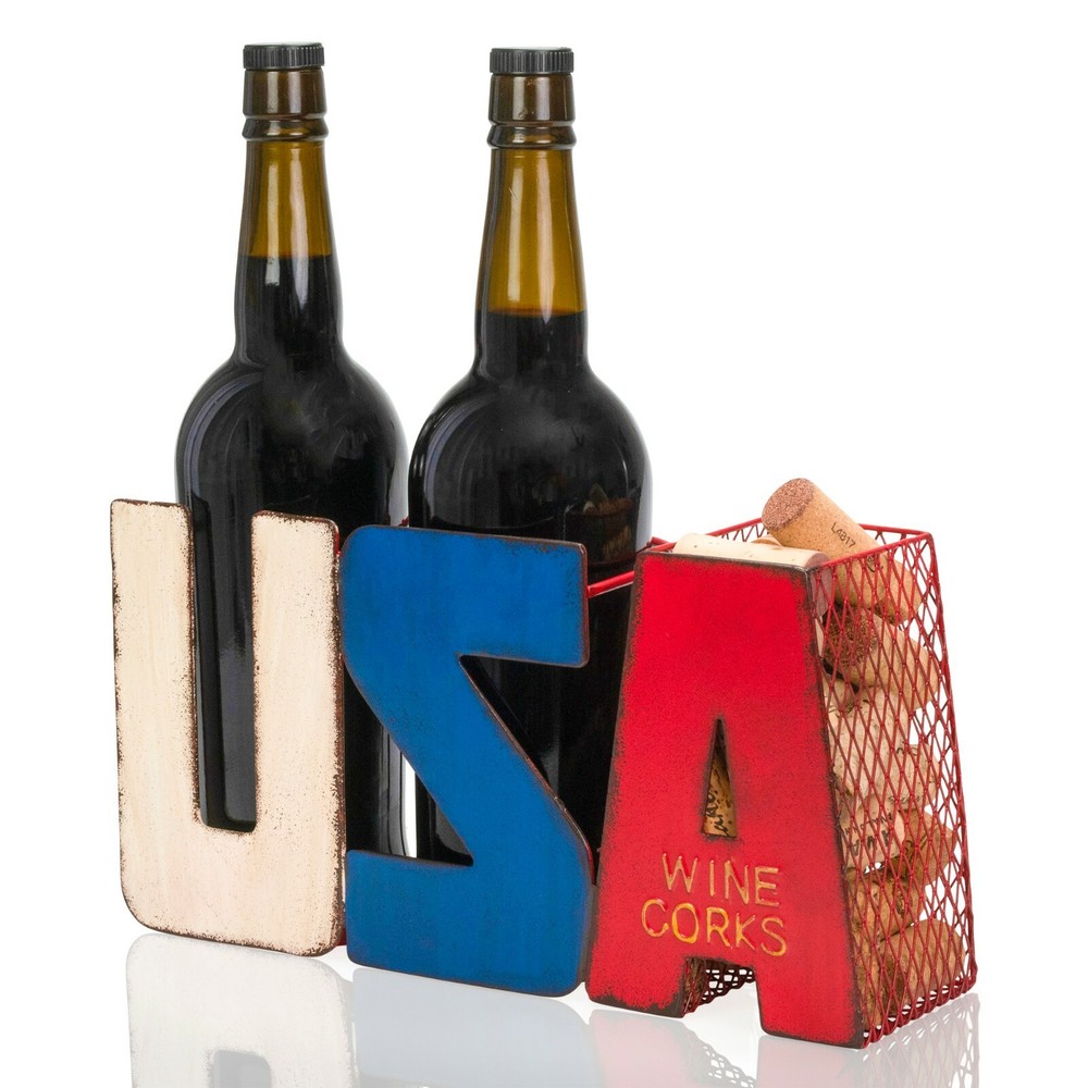 Made Easy Kit Wine Bottle Display Holder Rack Décor - USA
