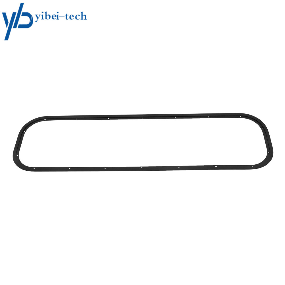 Camper RV Window 42" X 12" Horizontal Sliding Replacement Glass with Trim Ring