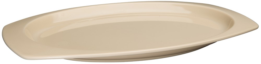 11-1/2" x 7-1/2" Melamine Rectangular Platters, Tan (4 Dozen)