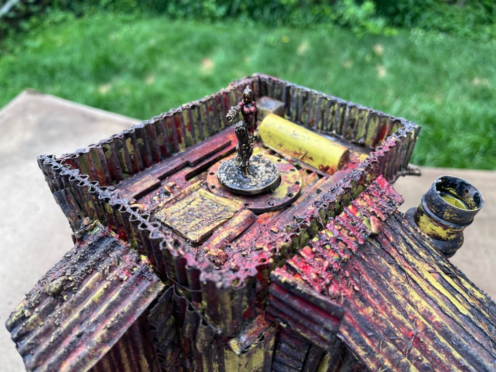 Sci-Fi Terrain pieces .14 – Tabletop Gaming scratch built.
