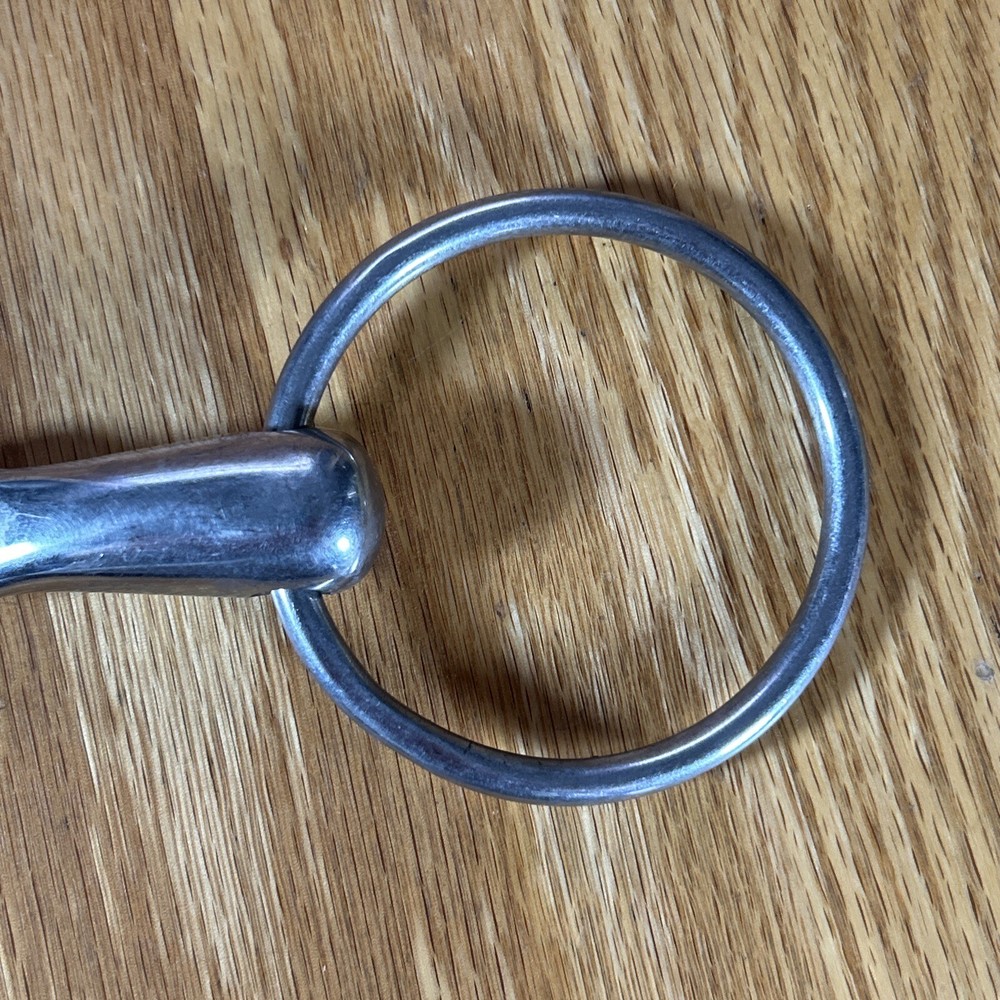 Loose Ring Snaffle Bit With Peanut 4.5" Mouthpiece Riding Bridle Bit