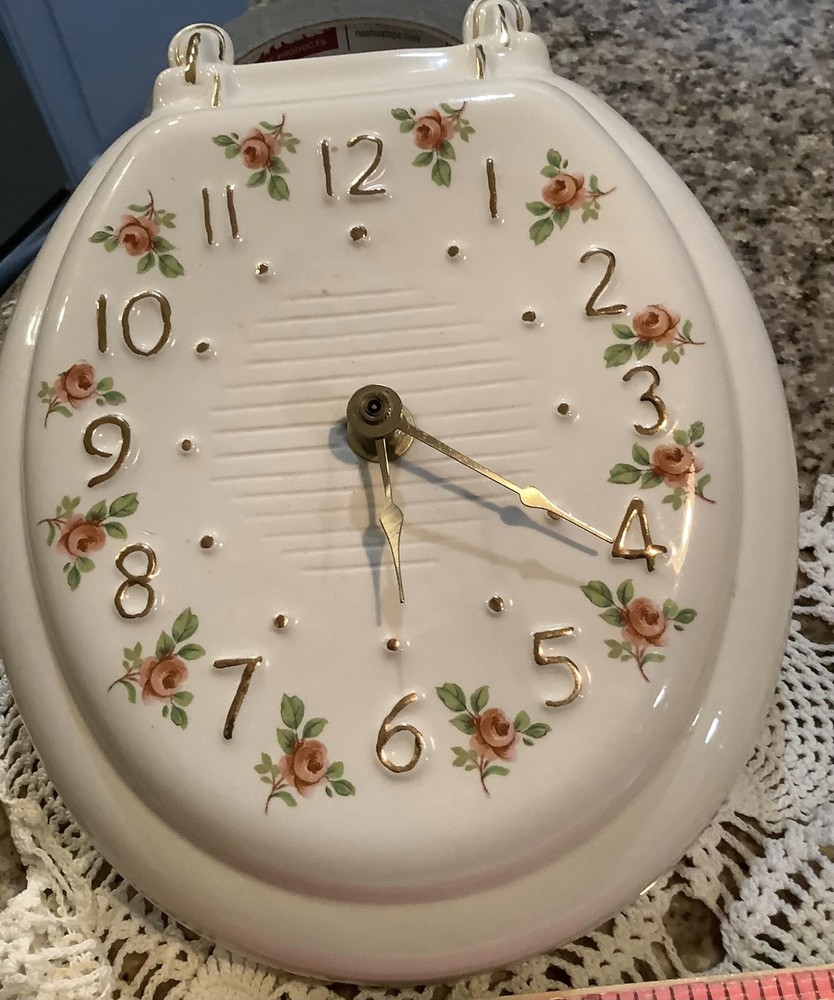Takane Quartz Wall Clock with Floral Design