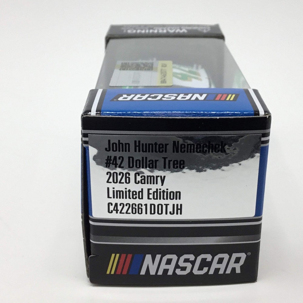 John Hunter Nemechek 2026 Dollar Tree 1:64 Diecast